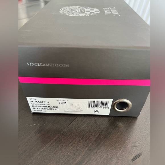 Vince Camuto Blue Kastela Espadrille Sandals size 6.5 - Picture 6 of 8